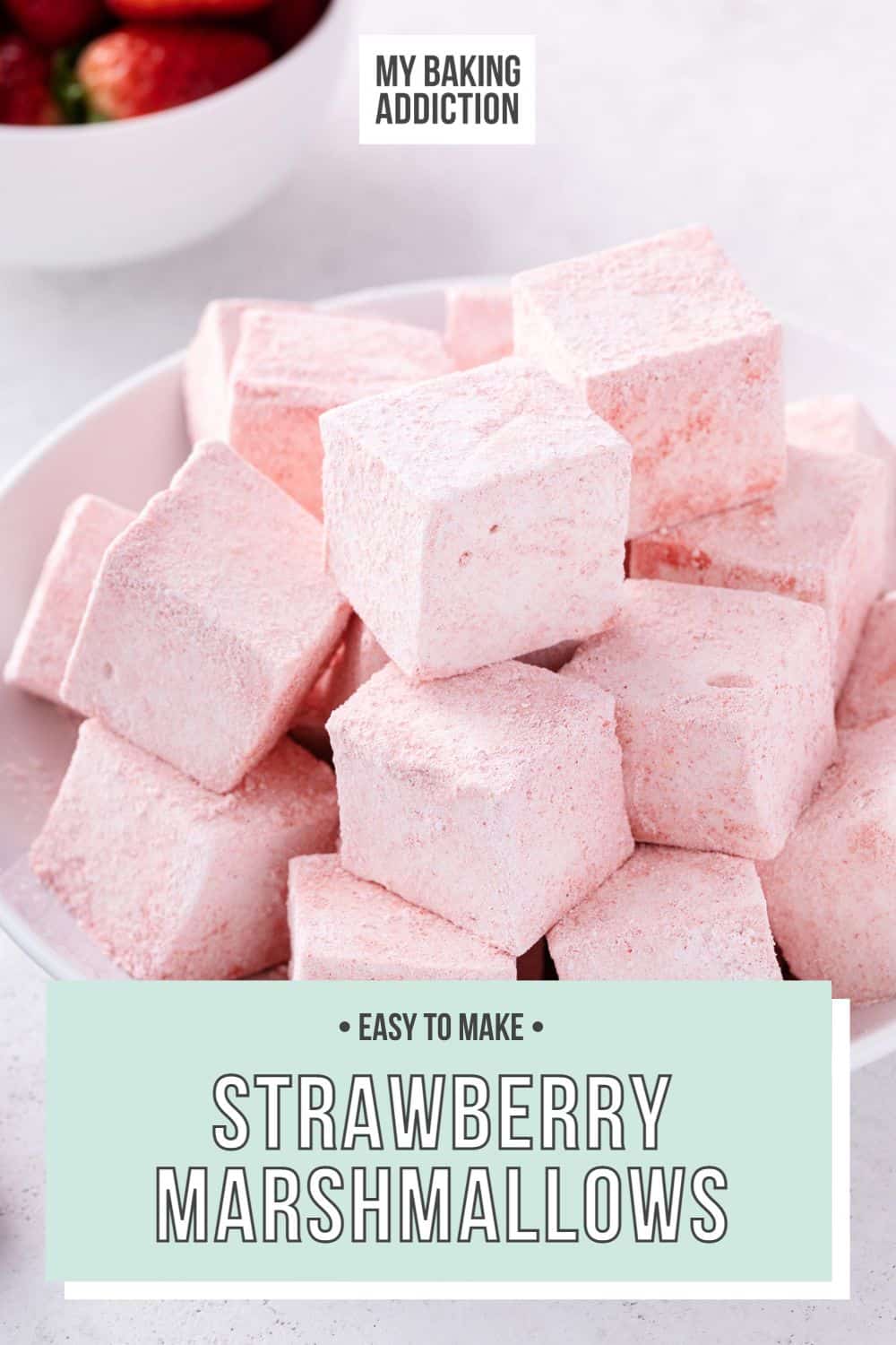Strawberry Marshmallows - My Baking Addiction