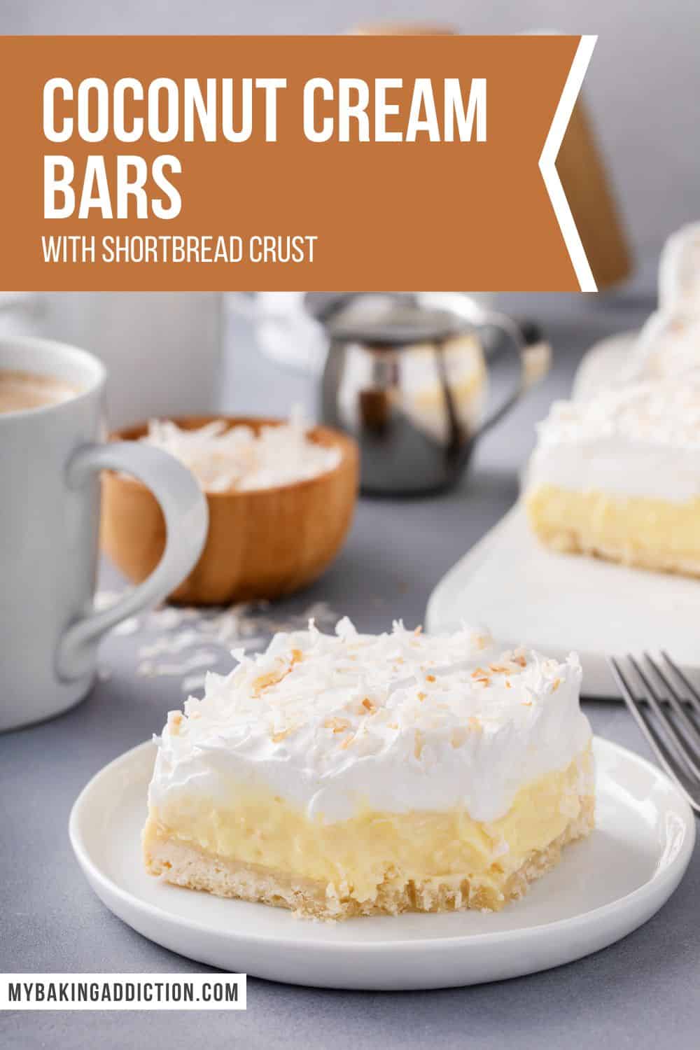 Coconut Cream Bars My Baking Addiction