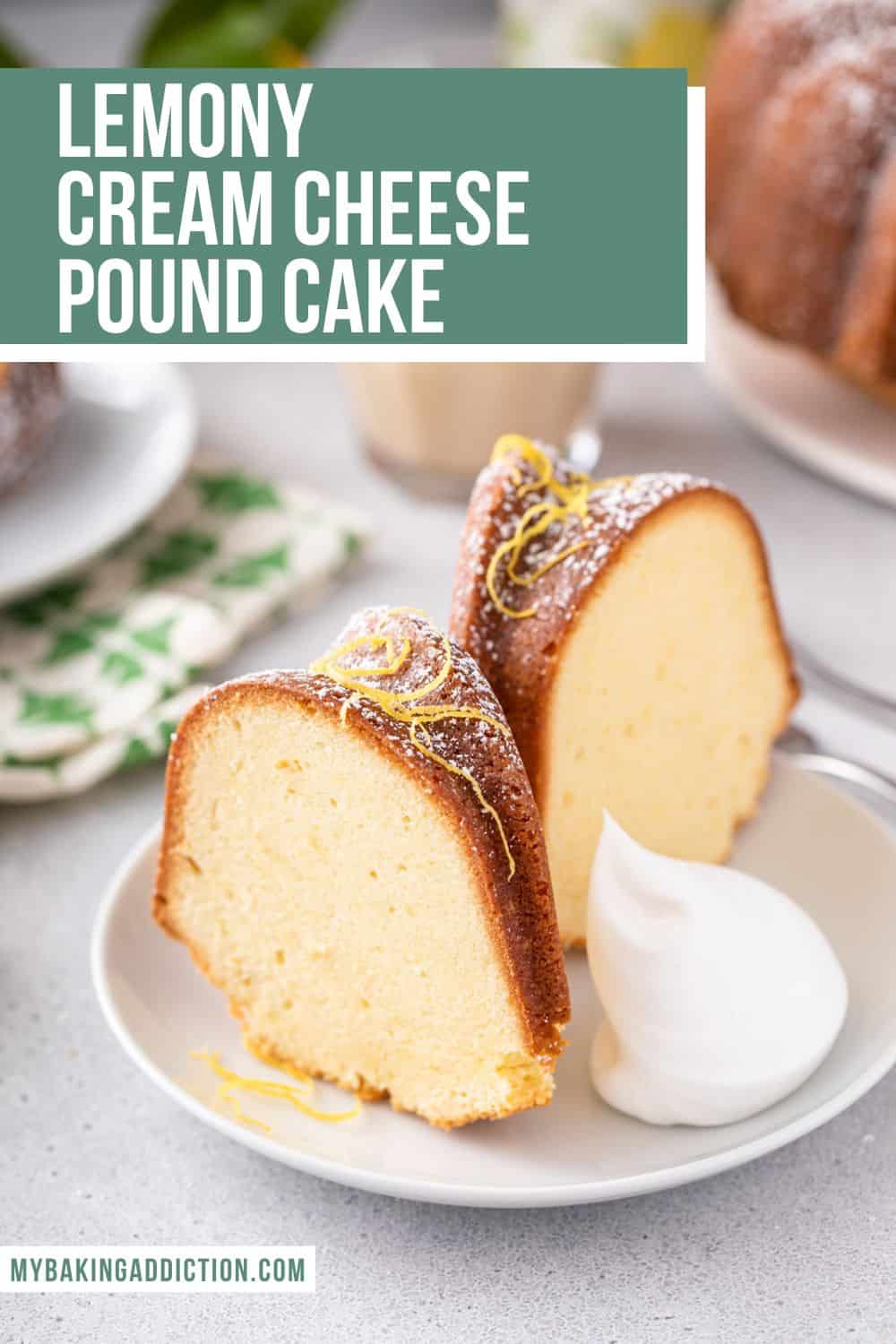 Lemon Cream Cheese Pound Cake Tasty Made Simple