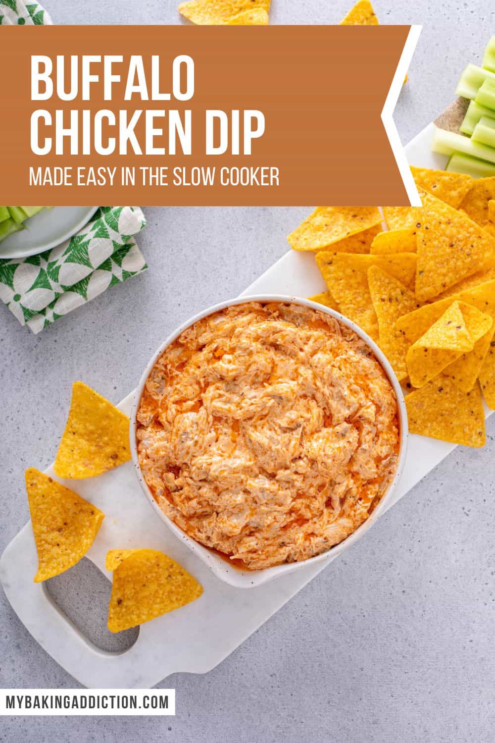 Slow Cooker Buffalo Chicken Dip My Baking Addiction