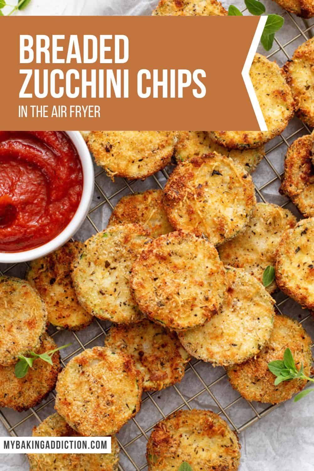 Air Fryer Zucchini Chips My Baking Addiction