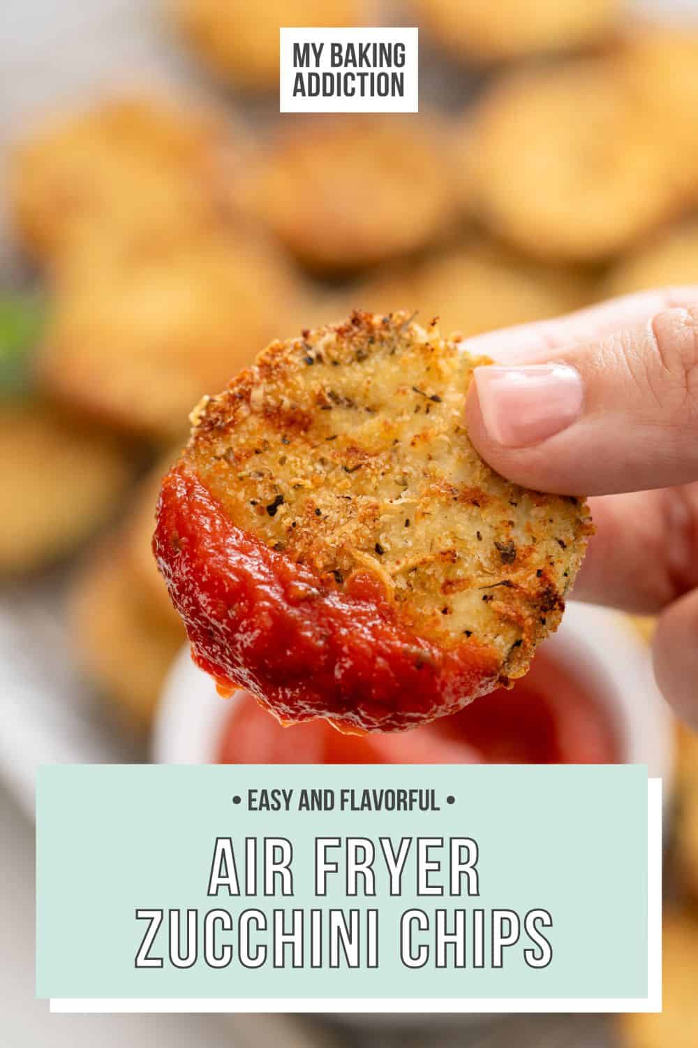 Air Fryer Zucchini Chips My Baking Addiction