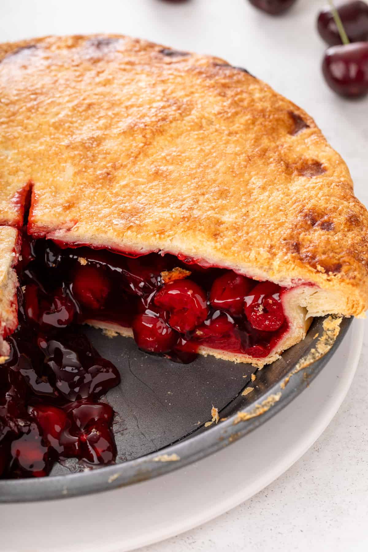 Homemade Cherry Pie - My Baking Addiction