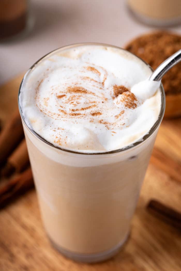 Sweet Cream Cold Foam (Starbucks Copycat Recipe) - Maplewood Road