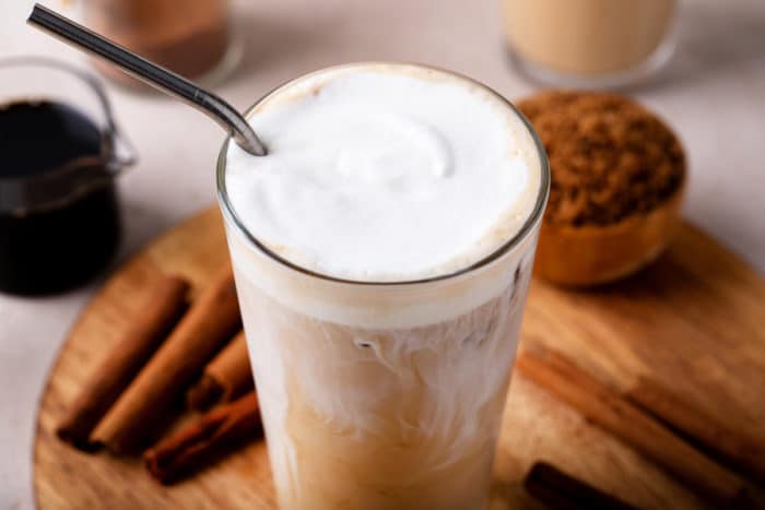 Starbucks Sweet Cream Cold Foam (3 Ingredients) - Homebody Eats