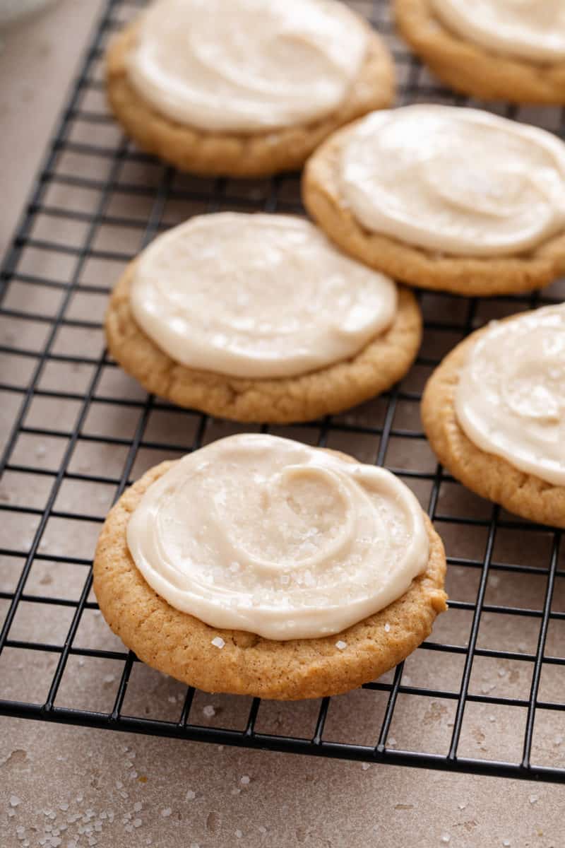 Frosted Maple Cookies My Baking Addiction