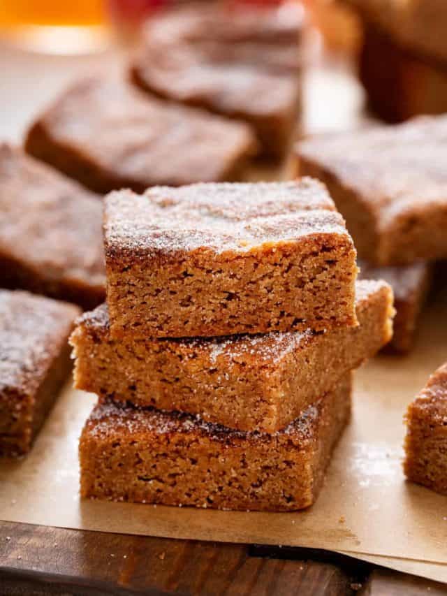 Apple Cider Donut Blondies