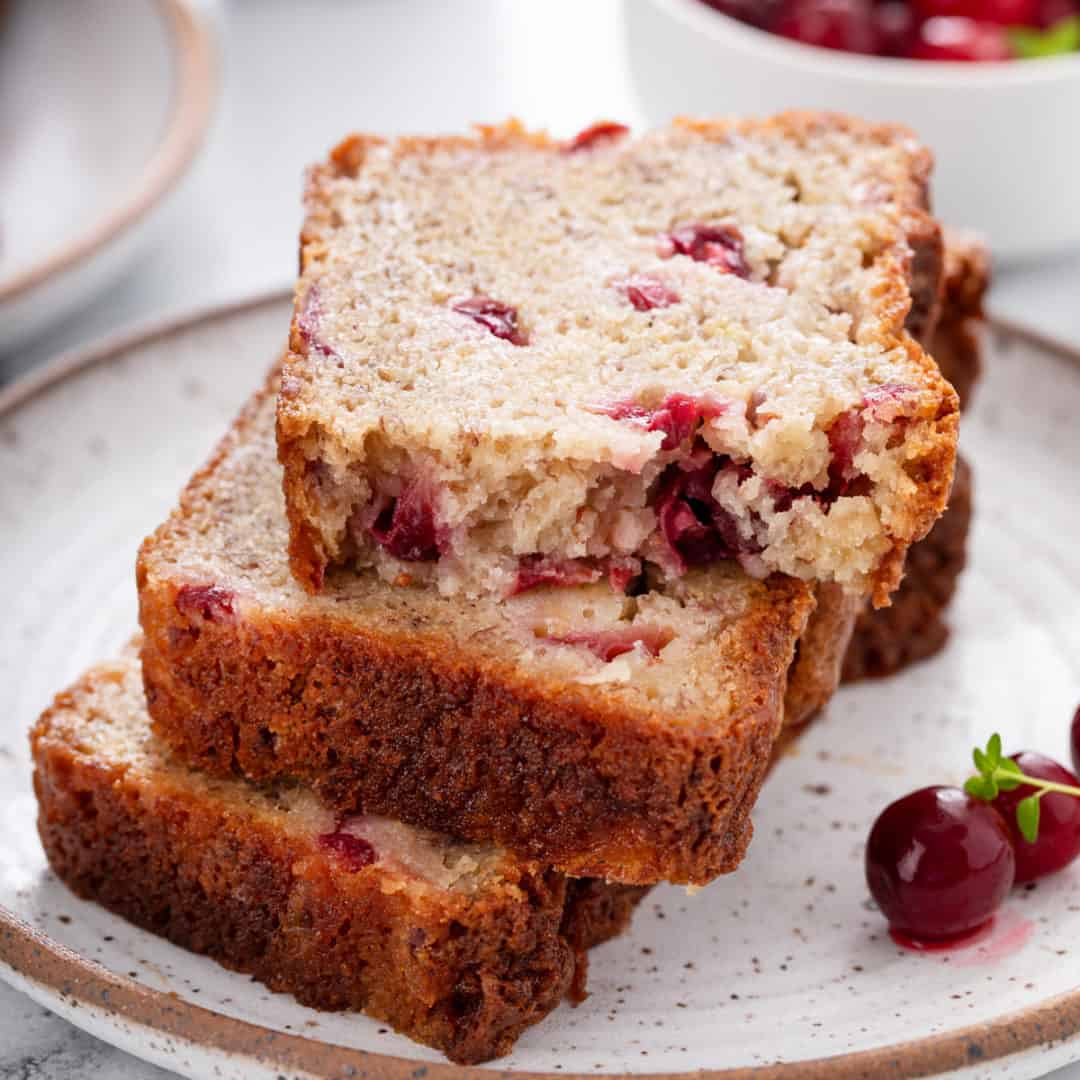 Cranberry Banana Bread My Baking Addiction