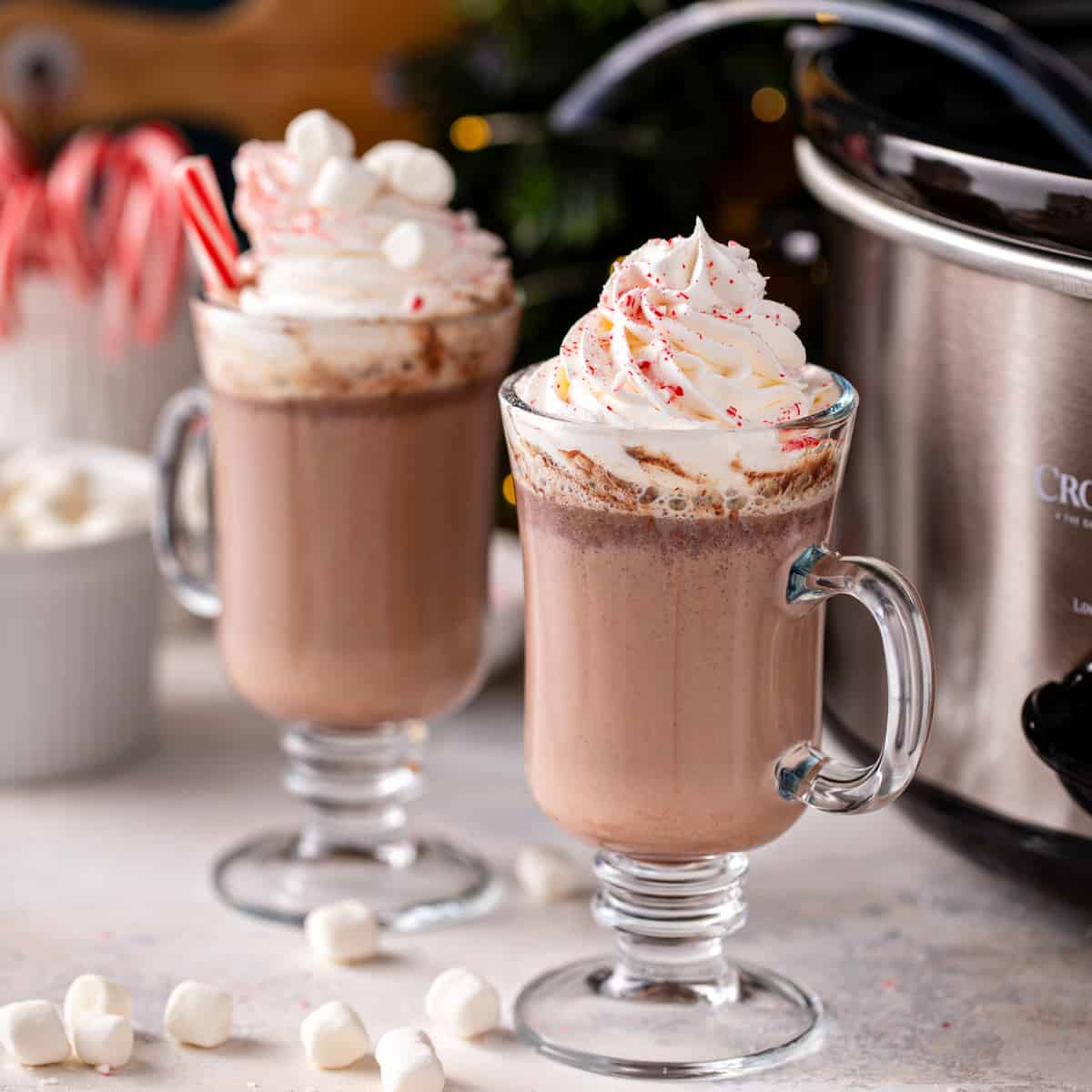 Crockpot Hot Chocolate Recipe - The Cookie Rookie®