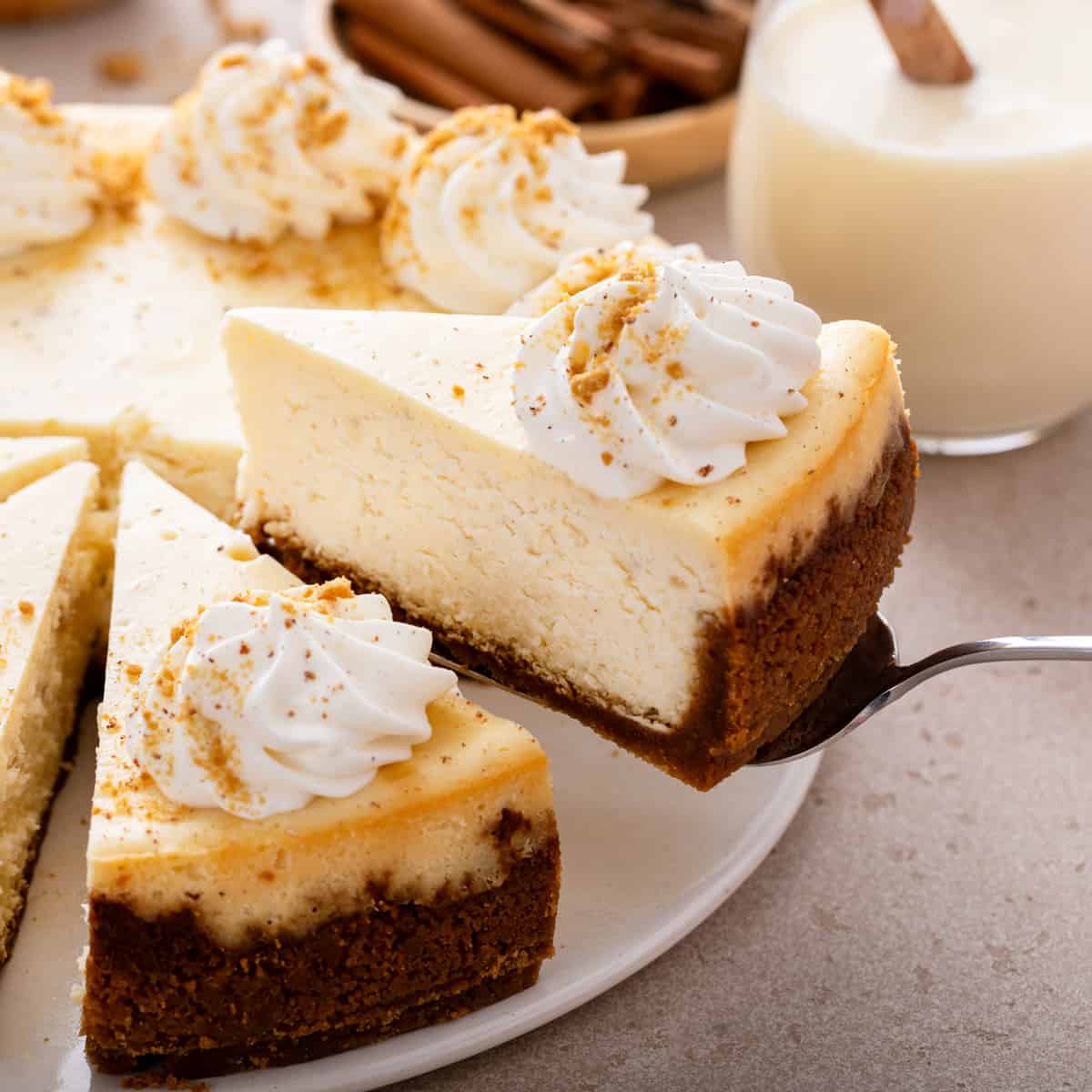 Eggnog Cheesecake