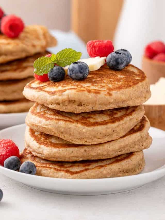 Fluffy Oatmeal Pancakes My Baking Addiction