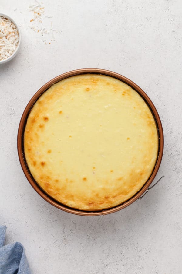 Coconut cheesecake my baking addiction