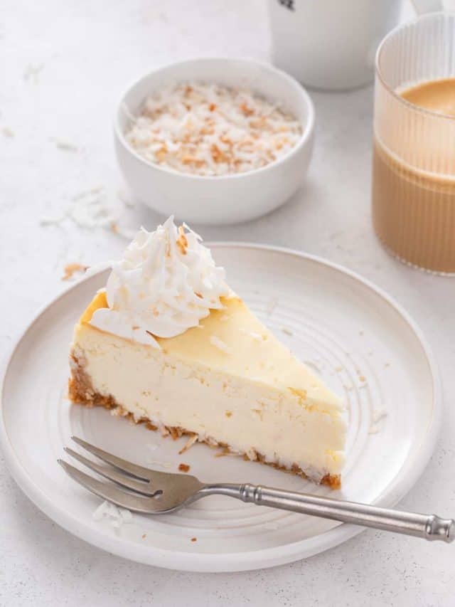 Rich and Creamy Coconut Cheesecake