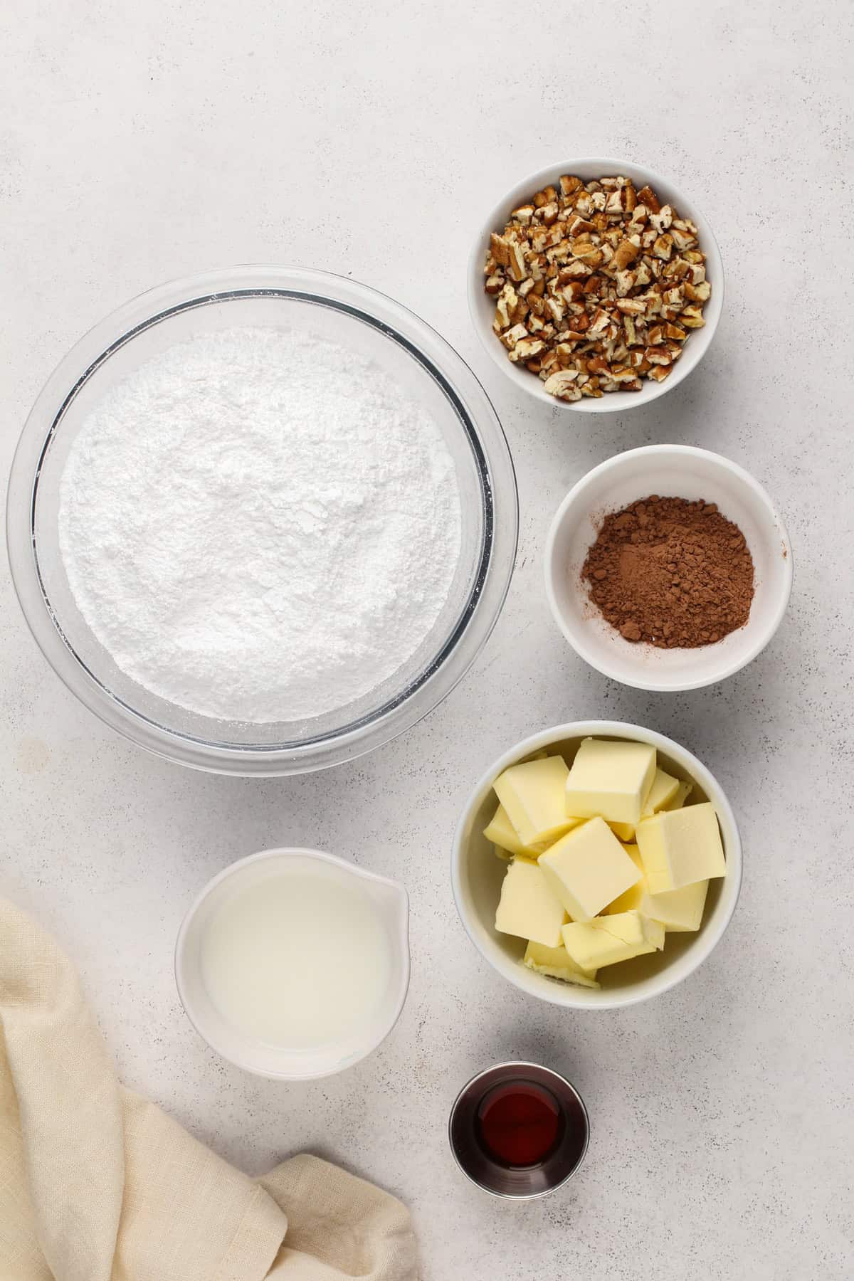 Frosting ingredients for texas sheet cake.