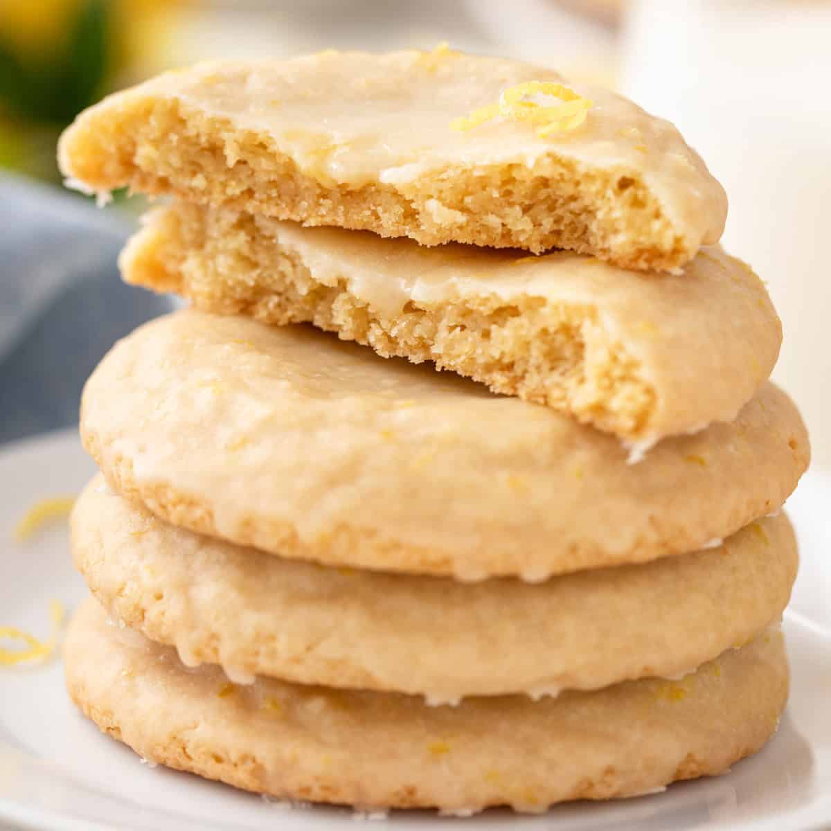 Glazed Lemon Cookies [www.mybakingaddiction.com]