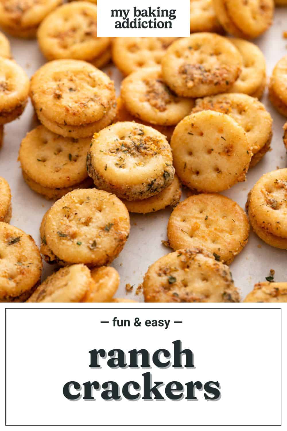 Super Easy Ranch Crackers - My Baking Addiction