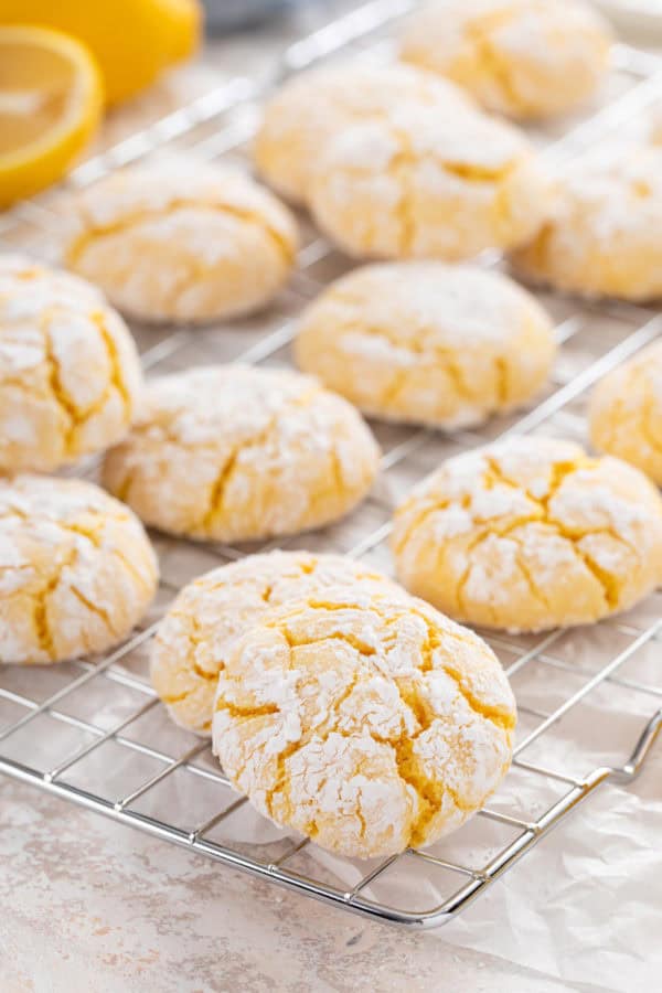 Easy Lemon Crinkle Cookies My Baking Addiction