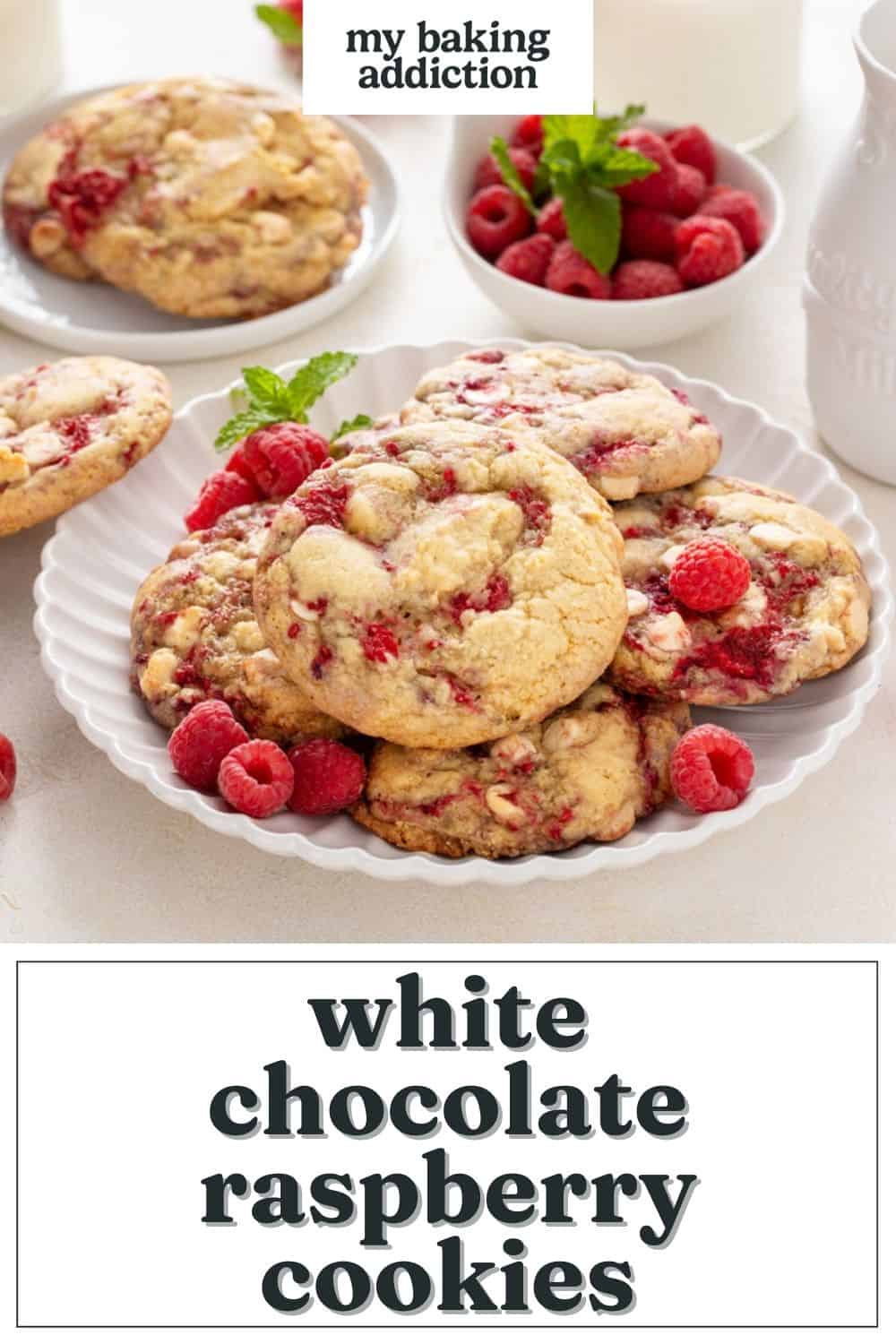 White Chocolate Raspberry Cookies
