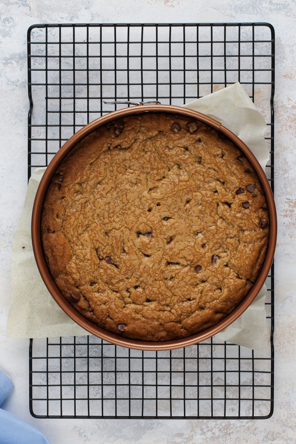 Chocolate chip cookie cake my baking addiction