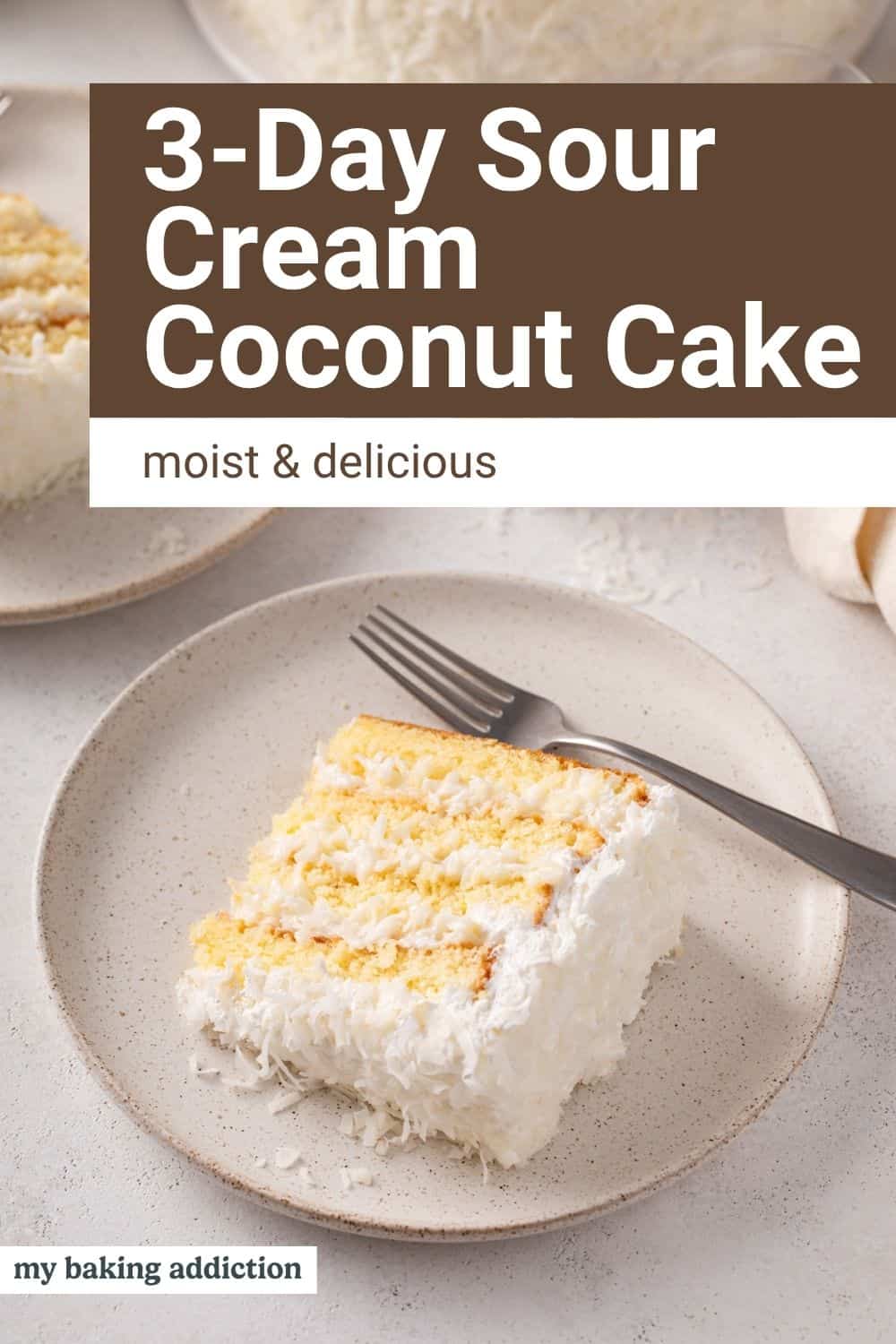 Gâteau à la crème sure à la noix de coco de 3 jours (recette facile) Gâteau à la crème sure à la noix de coco de 3 jours (recette facile)