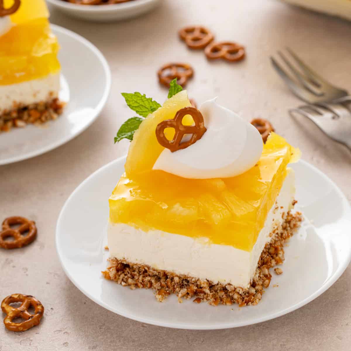 Pineapple Pretzel Salad