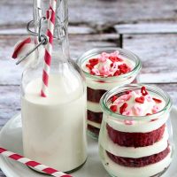 Red Velvet Cupcakes In A Jar