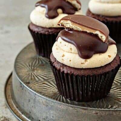 Tagalong Cupcakes